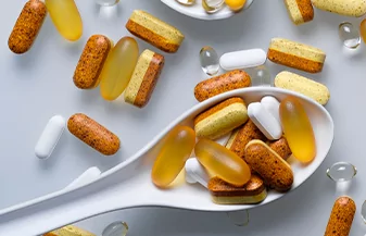Imagem de capsulas de remédios a serem preescritos